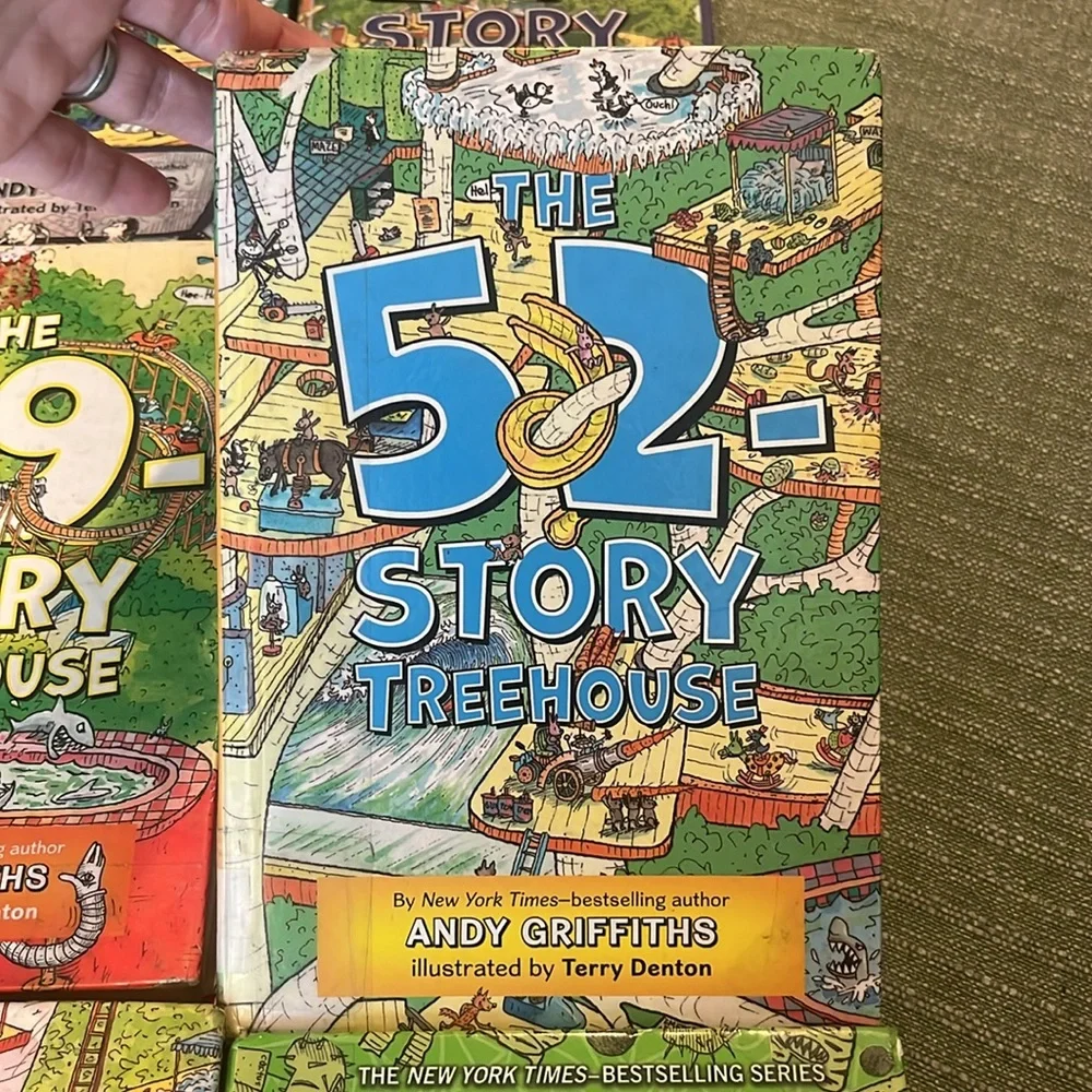 Treehouse Books Collection Andy Griffiths 6 Books Bundle 13, 26, 39, 52, 65, 117